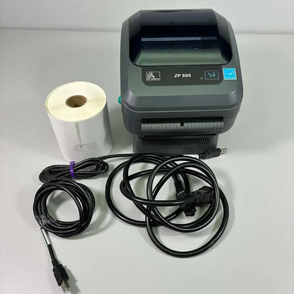 Zebra ZP 505 Direct Thermal Desktop Shipping Label Printer #1